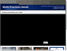 Tablet Screenshot of multi-precision.com